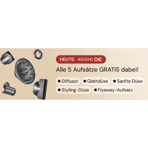 Valdorfs AirPro 5 in 1 Hochleistungsföhn